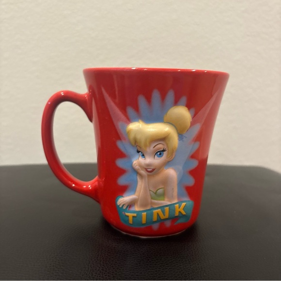 Vintage Disney Tinker Bell Mug Red Tink - Picture 5 of 5
